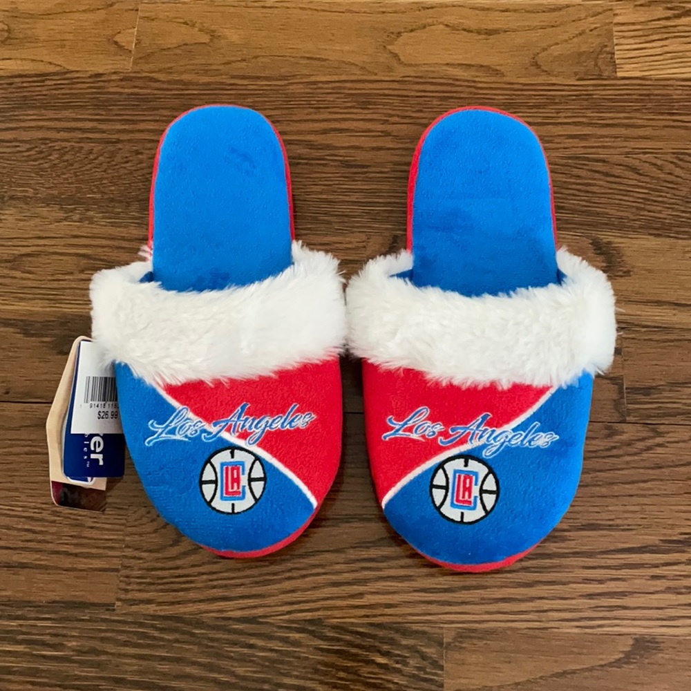 NBA slippers. Los Angeles